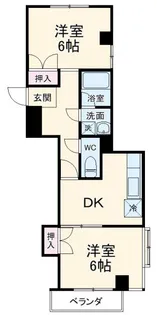 ニチエーイン10【2階】の間取り