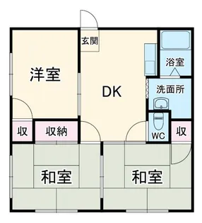 メゾンタカハシA【2階】の間取り