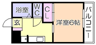 パークハイム米倉【2階】の間取り