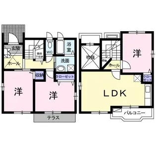 モンパレSーIII【1階】の間取り