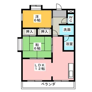 ビラ名和【1階】の間取り