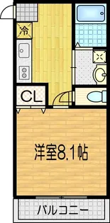 MESA VERDE 桂 B棟【2階】の間取り