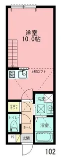 ラ・サクルス日吉【1階】の間取り