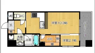 平尾弐番街ビル【8階】の間取り