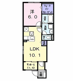 グラン ブレス【1階】の間取り