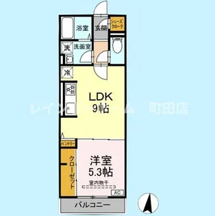 プルミエール【1階】の間取り