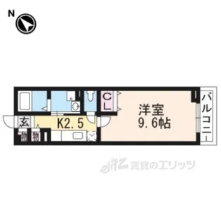 ルミエールエイメイ【2階】の間取り