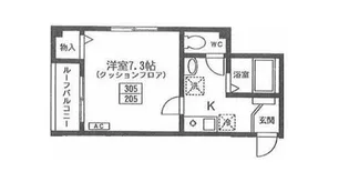 エアフォルク北府中【3階】の間取り