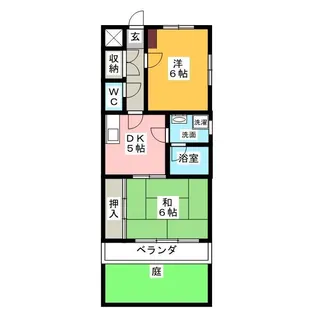 タキマツ第1マンション【1階】の間取り