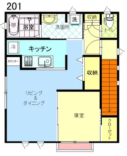 Freesia【2階】の間取り