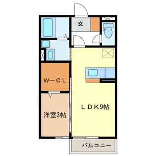 楽園【1階】の間取り