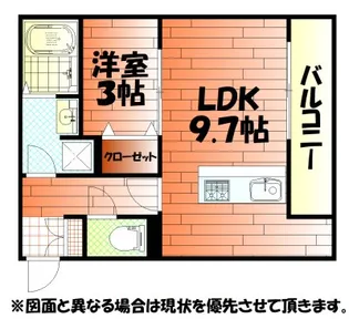 ザ レジデンスBONJONO EAST【3階】の間取り