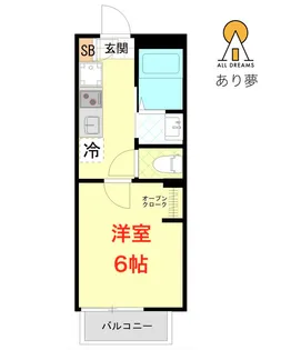 ラテ横浜【3階】の間取り