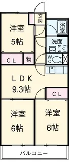 エクシードII【4階】の間取り