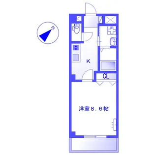 クローリス【1階】の間取り
