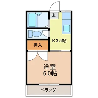 アミューズ本庄【3階】の間取り