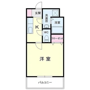 ビューロック【5階】の間取り