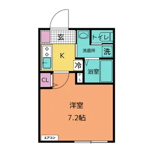 アークプレイス追浜【2階】の間取り