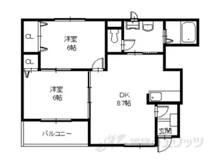 グレイス ゼファー【2階】の間取り