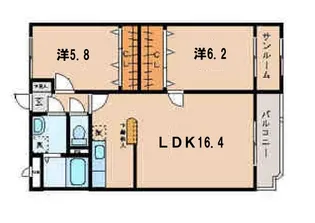 ライム21【3階】の間取り