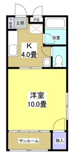 ヒルズ北山【1階】の間取り