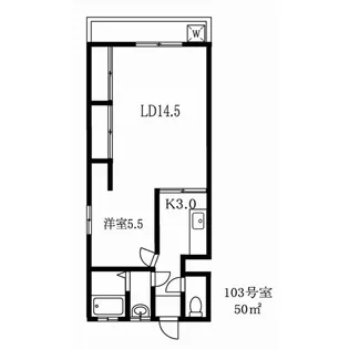森下ハイツ【1階】の間取り