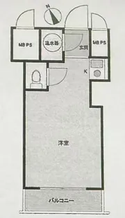 アルベルゴ上野【4階】の間取り