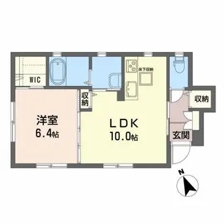 ボンジュルネ【1階】の間取り