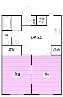 フェニックス柚木【1階】の間取り