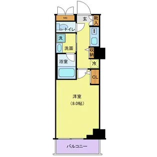 TATSUMIスカイガーデンテラス【2階】の間取り