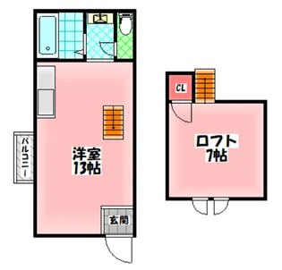 エトワルKII【5階】の間取り