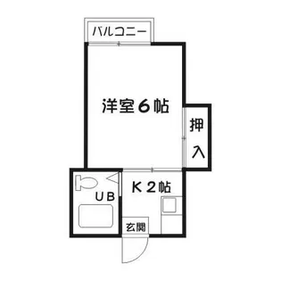エクセル厚木B【2階】の間取り