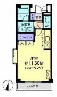 モンテルージュ【3階】の間取り