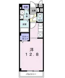 サンスピナ赤見II【2階】の間取り