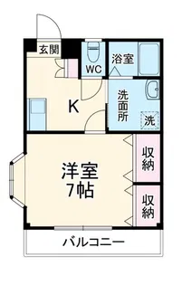 グリーンサイド【3階】の間取り