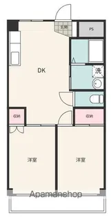 ハピネス椎の木【3階】の間取り