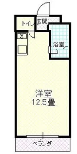 ヴィラ湯川【3階】の間取り