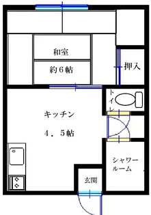 コーポ浜町【2階】の間取り