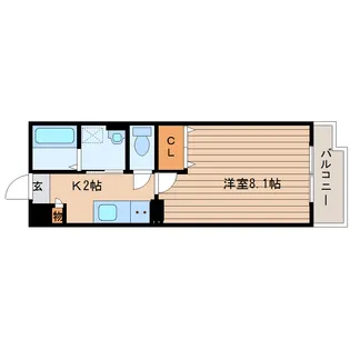 バリューII【3階】の間取り