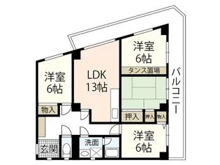 セントラル古江【3階】の間取り