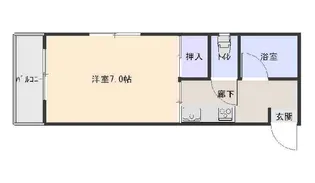 ハイツ苅田【2階】の間取り