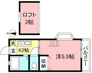 タマリクス【1階】の間取り