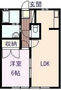 プレミール千代田【1階】の間取り