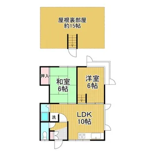 山田ハイツ【2階】の間取り