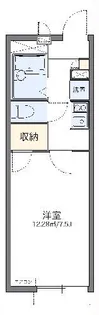 レオパレス高伸【1階】の間取り
