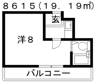 クレインファースト【4階】の間取り