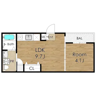 FMaison Kitakagaya(エフメゾン北加賀谷)【1階】の間取り