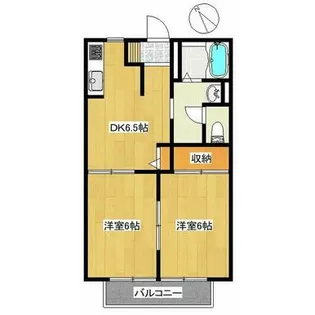 ソレイユルヴァン【1階】の間取り