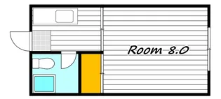 南方スチューデントハイツ【1階】の間取り