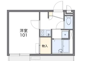 カラコレス【1階】の間取り